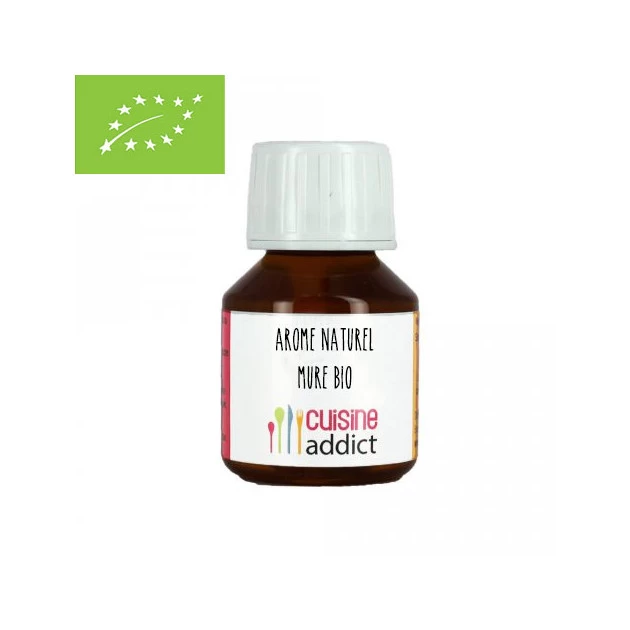 Arôme Alimentaire Bio Mûre 58 Ml Cuisineaddict