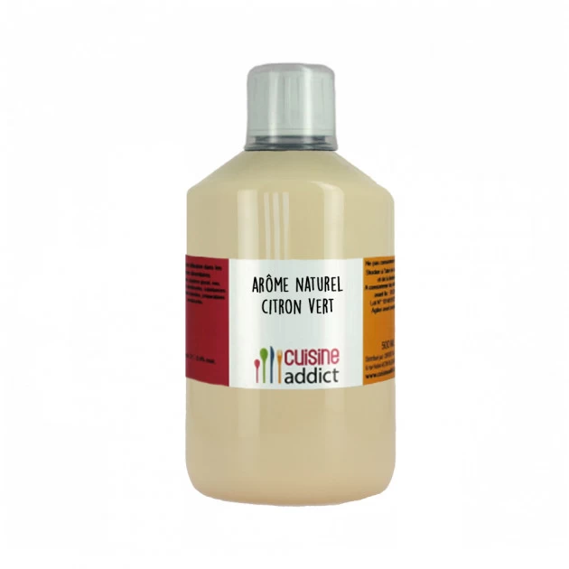 Arôme Alimentaire Naturel Citron Vert 500 Ml Cuisineaddict