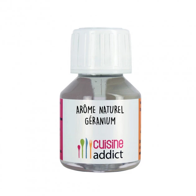Ar么me Alimentaire Naturel G茅ranium 58 Ml Cuisineaddict