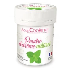 Arôme Naturel En Poudre Menthe 15 G Scrapcooking
