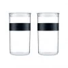 Bocal Plastique 2 L Avec Couvercle (x2) PRESSO Bodum