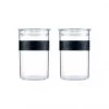 Bocal Plastique 600 Ml Avec Couvercle (x2) PRESSO Bodum
