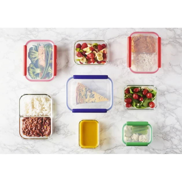 Boîte De Conservation Connectée Avec Compartiments 1 L Rouge Stor'eat Mastrad – Image 6