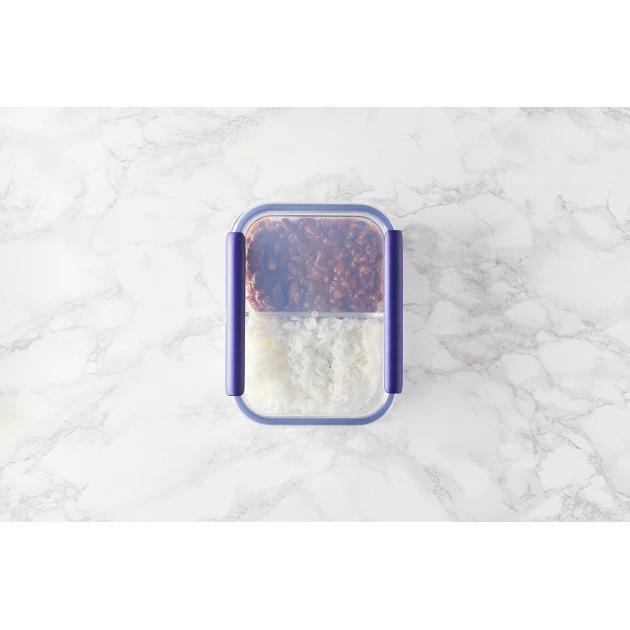 Boîte De Conservation Connectée Avec Compartiments 1,45 L Bleu Stor'eat Mastrad – Image 4