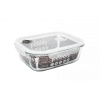 Boîte De Conservation En Verre Rectangle 2,25 L Pebbly