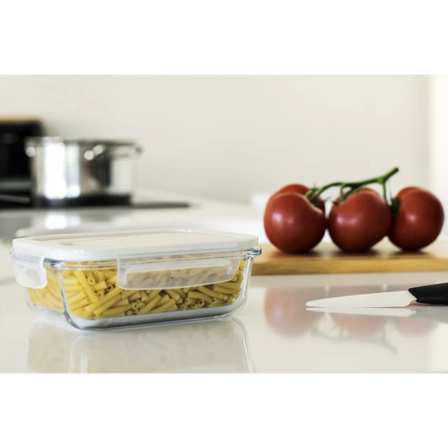 Boîte De Conservation En Verre Rectangle 650 Ml Pebbly – Image 3