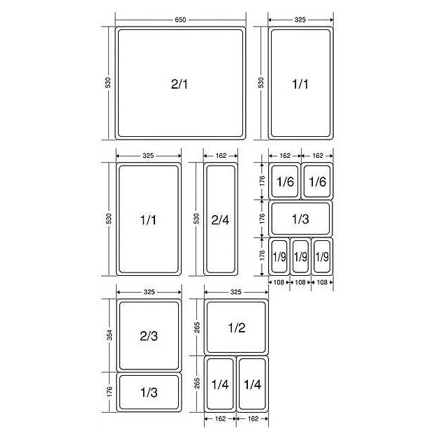 Boîte Modulus Gastronorme 12 Litres GN 2/3 H15 Cm – Image 2