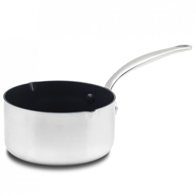 Casserole Inox Ø 16 Cm Avec Becs Verseurs PREMIERE GreenPan
