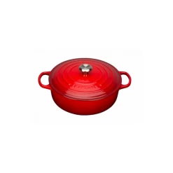 Cocotte En Fonte Basse 30 Cm Cerise Le Creuset Signature