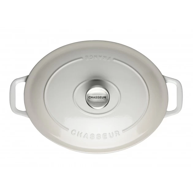 Cocotte En Fonte Ovale 33 Cm Macadamia Chasseur