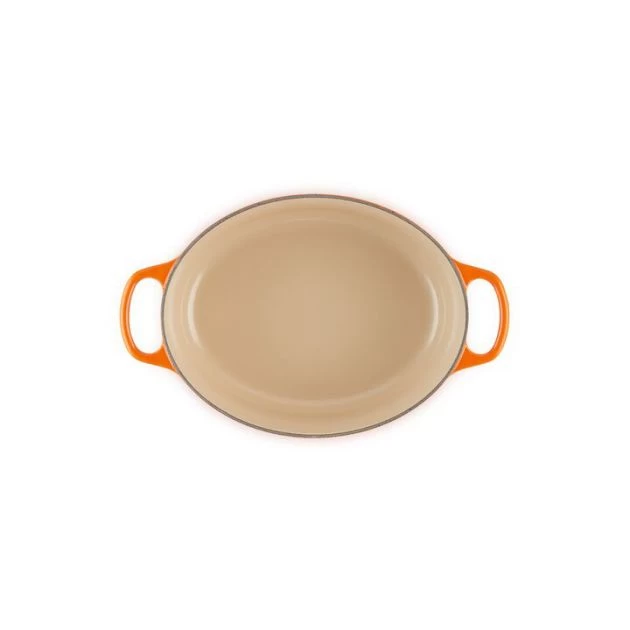 Cocotte En Fonte Ovale 33 Cm Volcanique Le Creuset Signature – Image 4