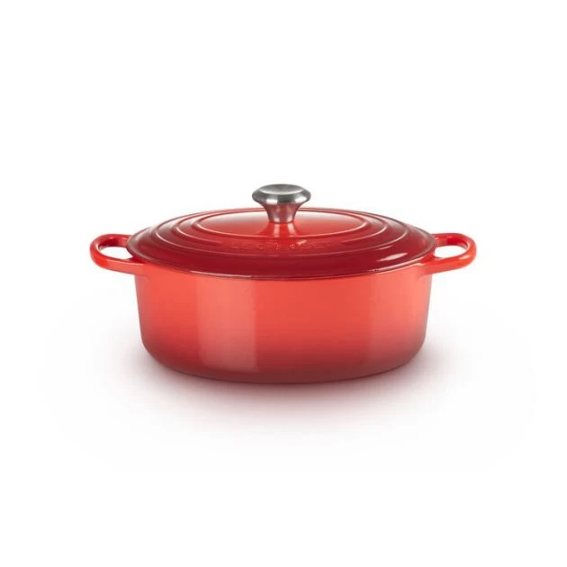 Cocotte En Fonte Ovale 40 Cm Cerise Le Creuset Signature – Image 2