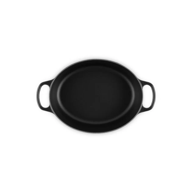 Cocotte En Fonte Ovale 40 Cm Noir Mat Le Creuset Signature – Image 4