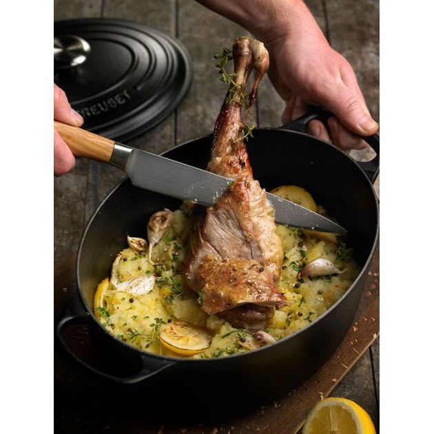 Cocotte En Fonte Ovale 40 Cm Noir Mat Le Creuset Signature – Image 6