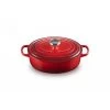 Cocotte En Fonte Ovale Basse 27 Cm Cerise Le Creuset Signature