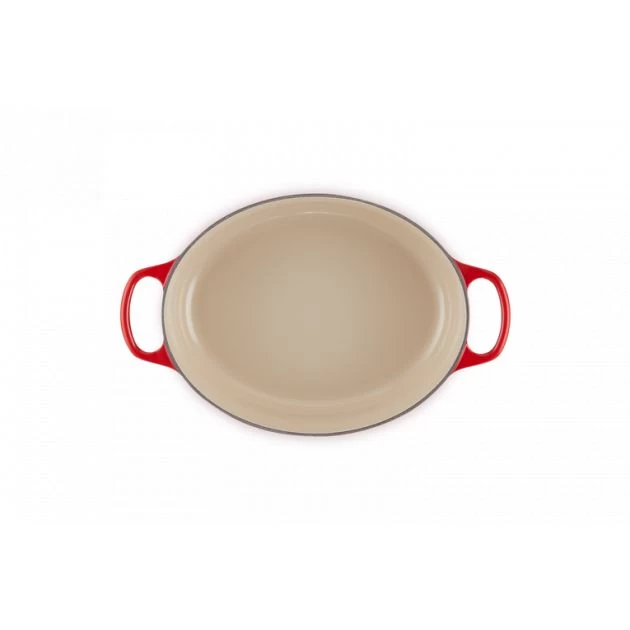 Cocotte En Fonte Ovale Basse 27 Cm Cerise Le Creuset Signature – Image 5