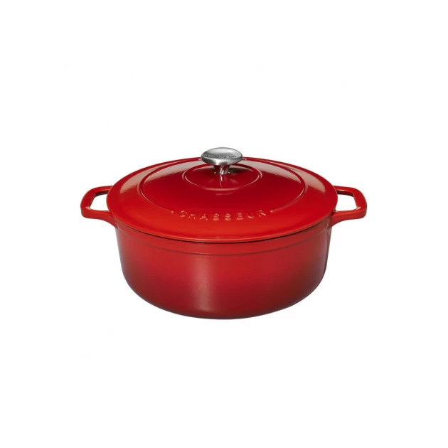 Cocotte En Fonte Ronde 18 Cm Rubis Chasseur – Image 2