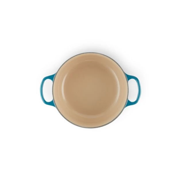 Cocotte En Fonte Ronde 20 Cm Deep Teal Le Creuset Signature – Image 4