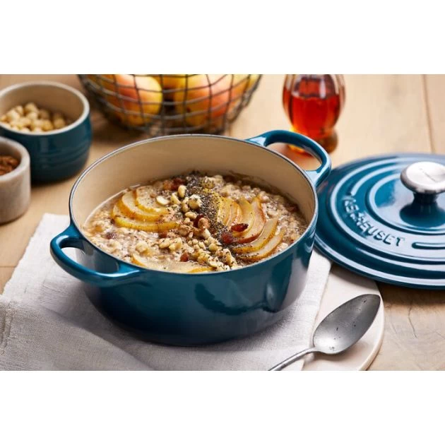 Cocotte En Fonte Ronde 20 Cm Deep Teal Le Creuset Signature – Image 5