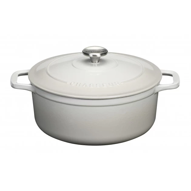 Cocotte En Fonte Ronde 20 Cm Macadamia Chasseur – Image 2