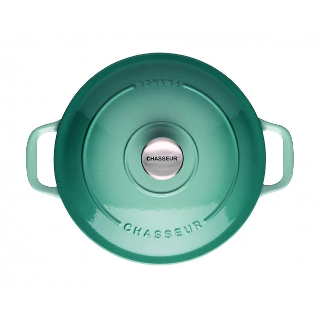 Cocotte En Fonte Ronde 20 Cm Quartz Chasseur