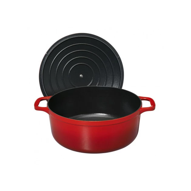 Cocotte En Fonte Ronde 20 Cm Rubis Chasseur – Image 3