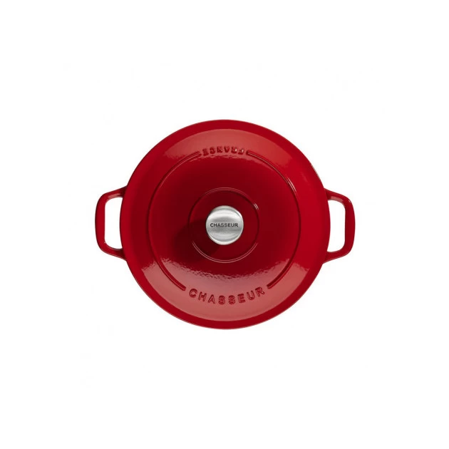 Cocotte En Fonte Ronde 24 Cm Rubis Chasseur