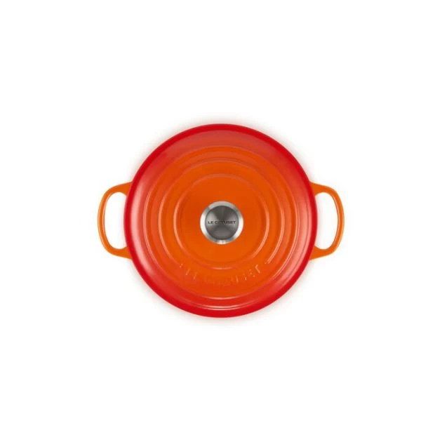 Cocotte En Fonte Ronde 24 Cm Volcanique Le Creuset Signature – Image 3