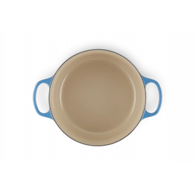 Cocotte En Fonte Ronde 26 Cm Azur Le Creuset Signature – Image 4