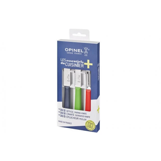 Coffret 2 Couteaux De Cuisine Et Un Eplucheur Les Essentiels Opinel – Image 2