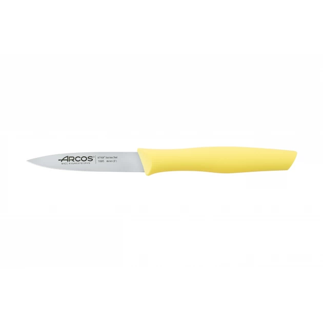 Couteau D'Office Inox 8,5 Cm Jaune Citron Arcos NOVA