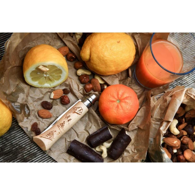 Couteau N°8 Gravure Vélo Sport Opinel – Image 3