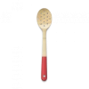 Cuillère De Cuisine Ajourée Bambou 30 Cm Rouge Pebbly