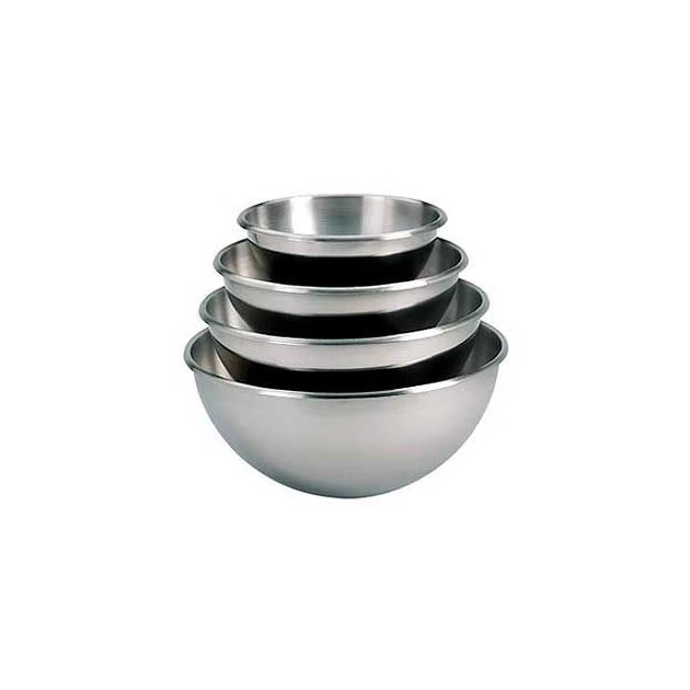 Cul De Poule Ø 25 Cm Bassine 1/2 Ronde Inox