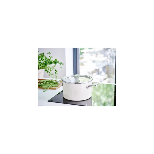 Faitout Émaillé 20cm Crème KitchenAid – Image 2