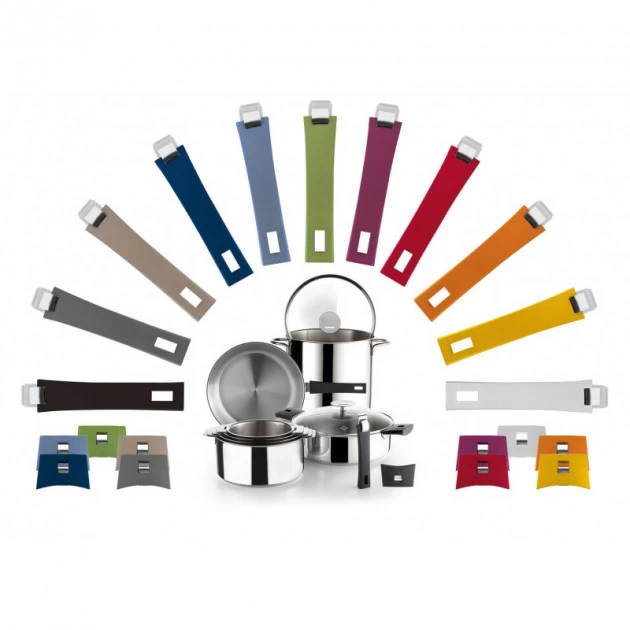 Faitout Mutine Ovale Ă 30 Cm Manche Amovible Inox Cristel â Image 2