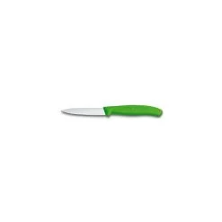 Lot 2 Couteaux D'Office 8 Cm Vert Swiss Classic Victorinox