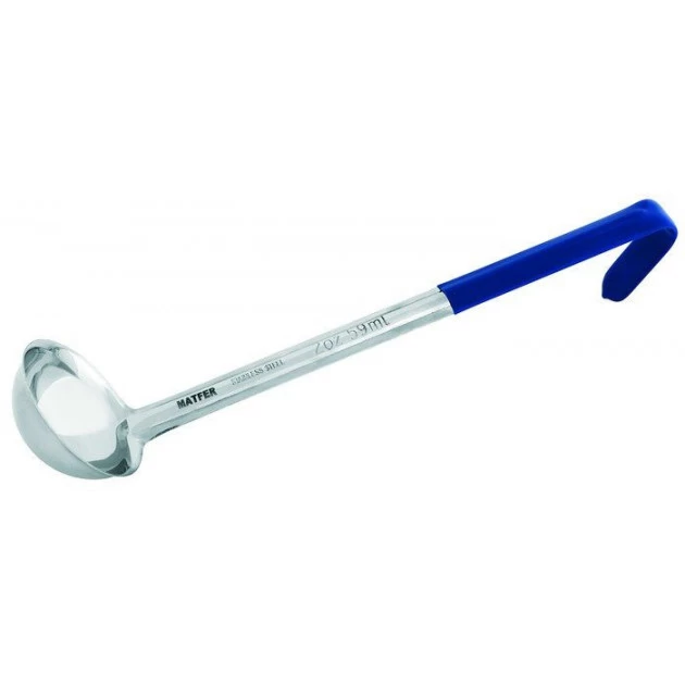 Louche En Inox L.31.7 Cm Ø6.8 Cm Bleu