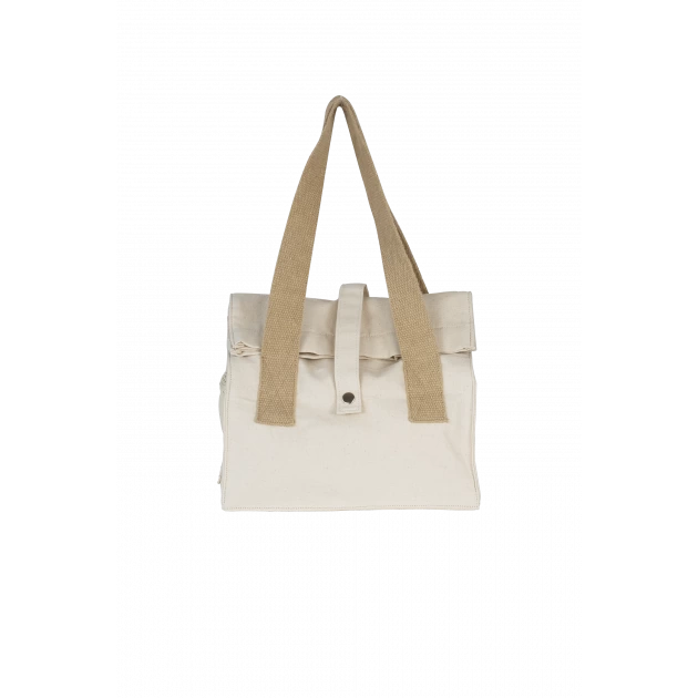 Lunch Bag Avec Anses Marron Clair 32 X 25 X 17 Cm Pebbly