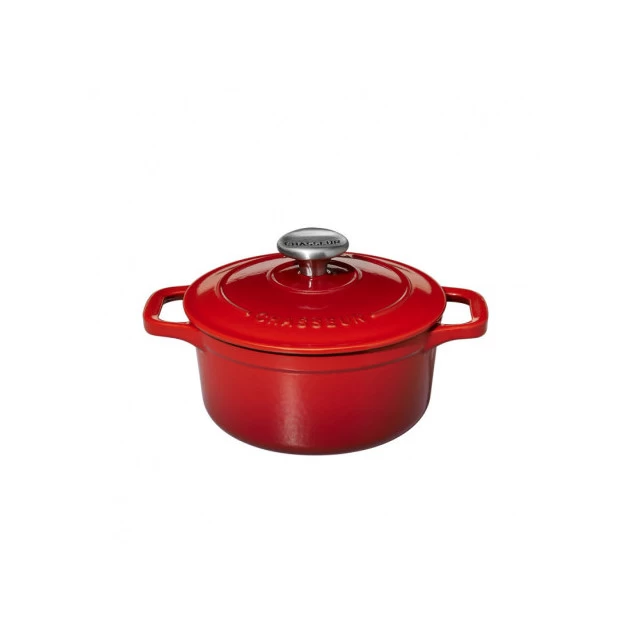Mini Cocotte En Fonte Ronde 14 Cm Rubis Chasseur – Image 2