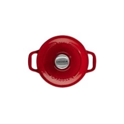 Mini Cocotte En Fonte Ronde 14 Cm Rubis Chasseur