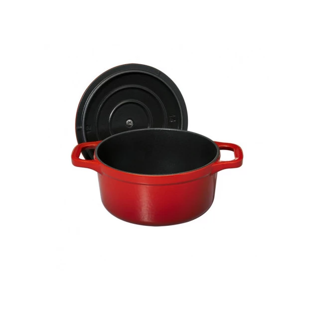 Mini Cocotte En Fonte Ronde 16 Cm Rubis Chasseur – Image 3