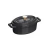 Mini Cocotte Ovale 11 Cm Staub Fonte Noir