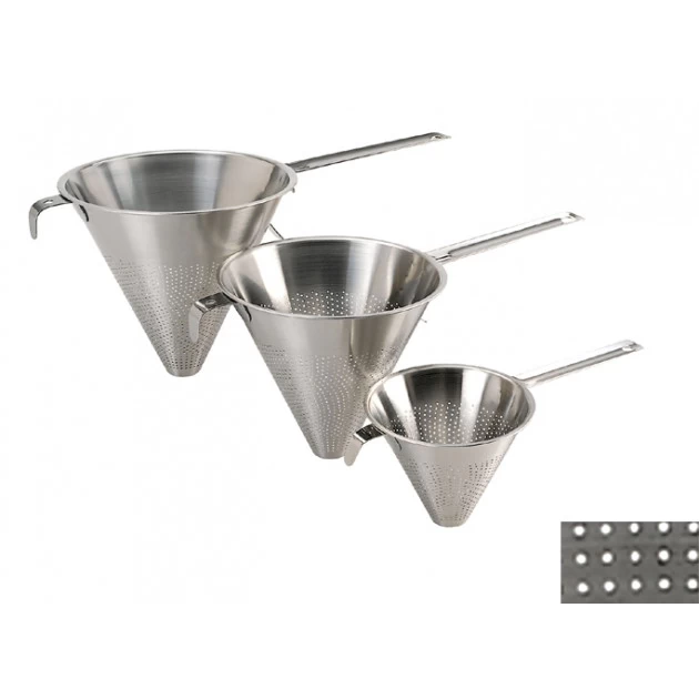 Chinois De Cuisine Inox Ø 23 Cm X H 20,5 Cm Perforation 1,5 Mm De Buyer – Image 2