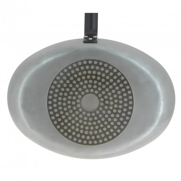 Poêle à Poisson Ovale ø36 Cm Antiadhésive Avec Couvercle En Verre Choc Resto Induction De Buyer – Image 2