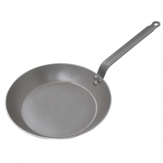 Poêle Lyonnaise Carbone Plus Ø 26 Cm De Buyer, Tôle, Queue Feuillard