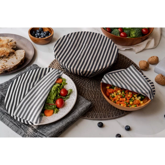 Rouleau Emballage Alimentaire Cire Abeille Noir 90 X 30,5 Cm Nuts – Image 2