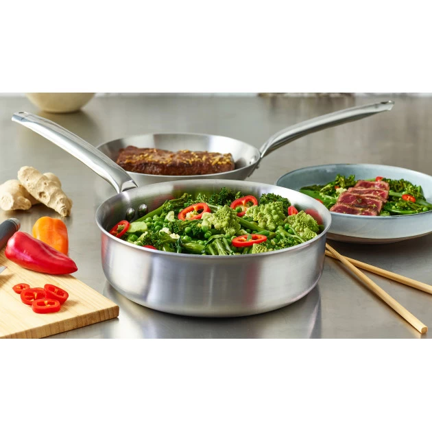 Sauteuse Droite Inox Ø 28 Cm Alchimy De Buyer – Image 2