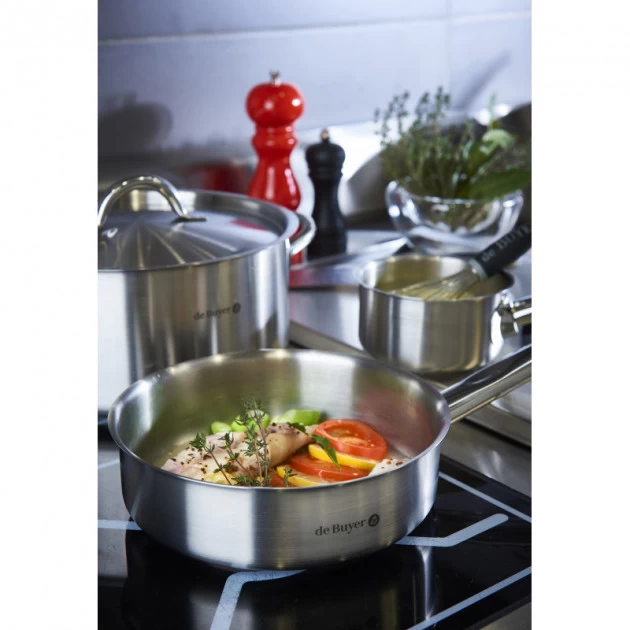 Sauteuse Inox Bord Droit Ø20 Cm Prim'Appety De Buyer – Image 2