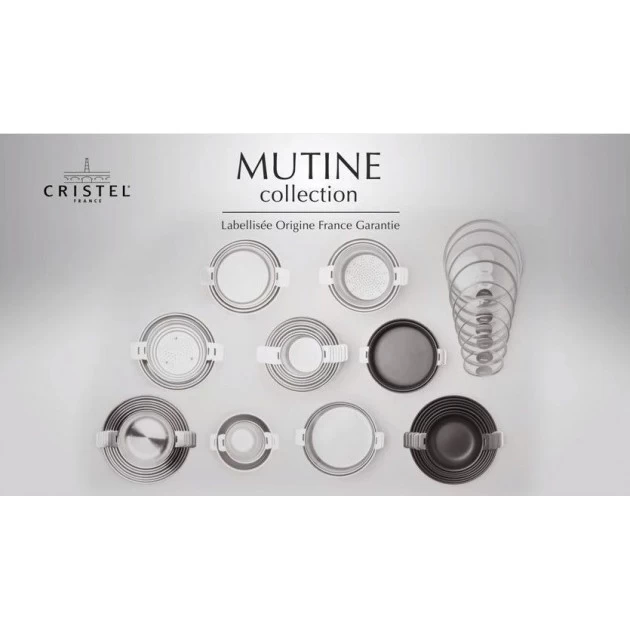 Sauteuse Mutine Ø 32 Cm Manche Amovible Inox Cristel – Image 3